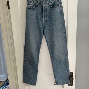 AGOLDE 90s Pinch Waist High Rise Straight Jeans